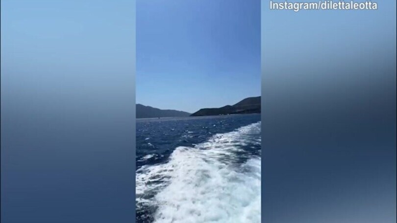 Diletta Leotta, che tuffo!