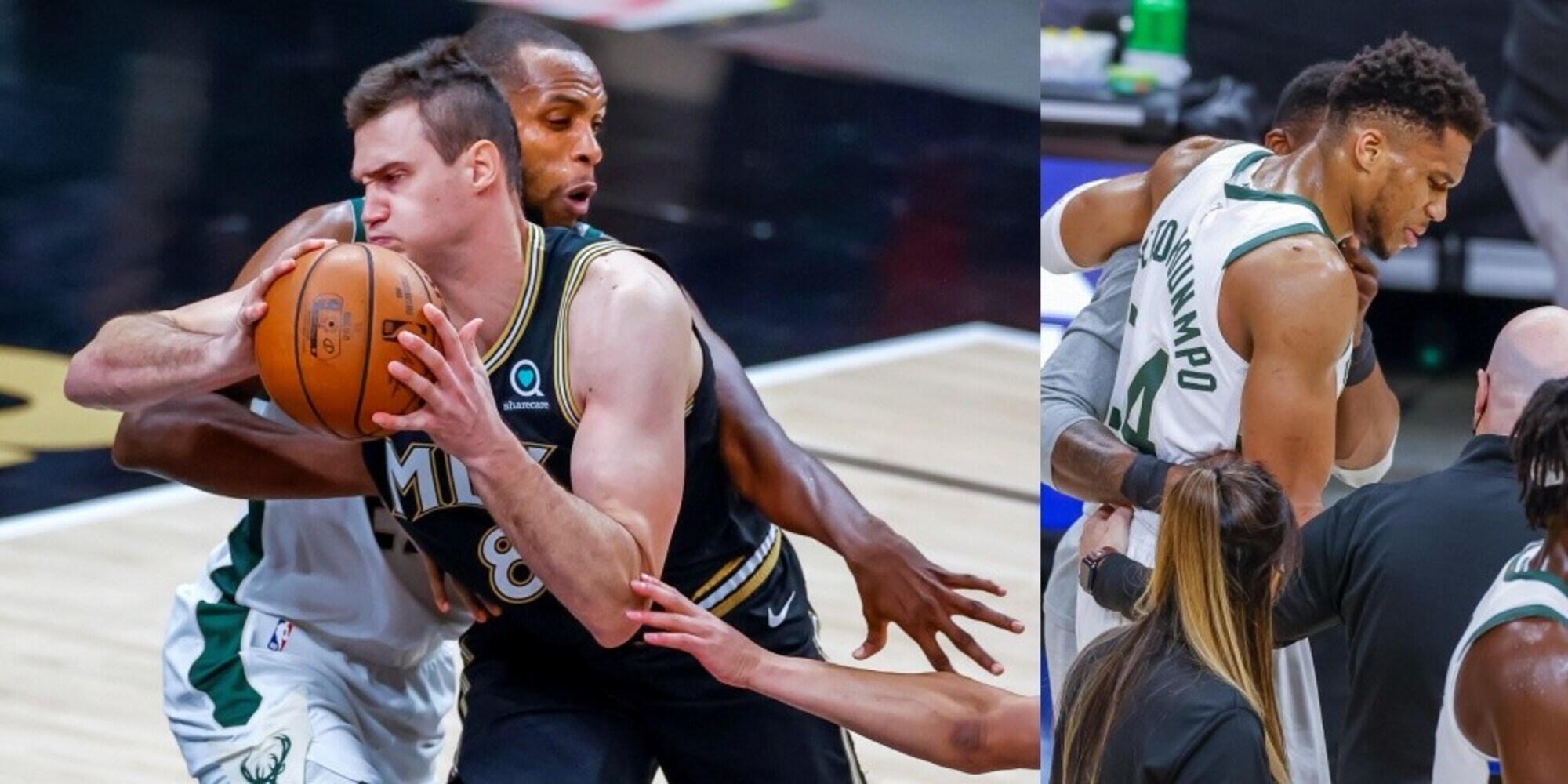 Nba, Hawks da sogno: Gallinari 10 punti, Giannis si infortuna