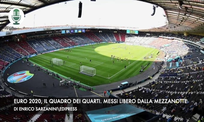 Euro 2020, il quadro dei quarti. Messi sarà libero dalla mezzanotte