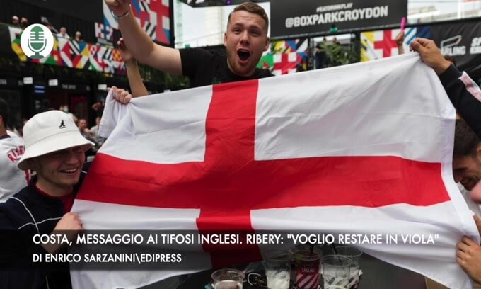 Costa avverte i tifosi inglesi. Ribery: "Vorrei restare alla Fiorentina"