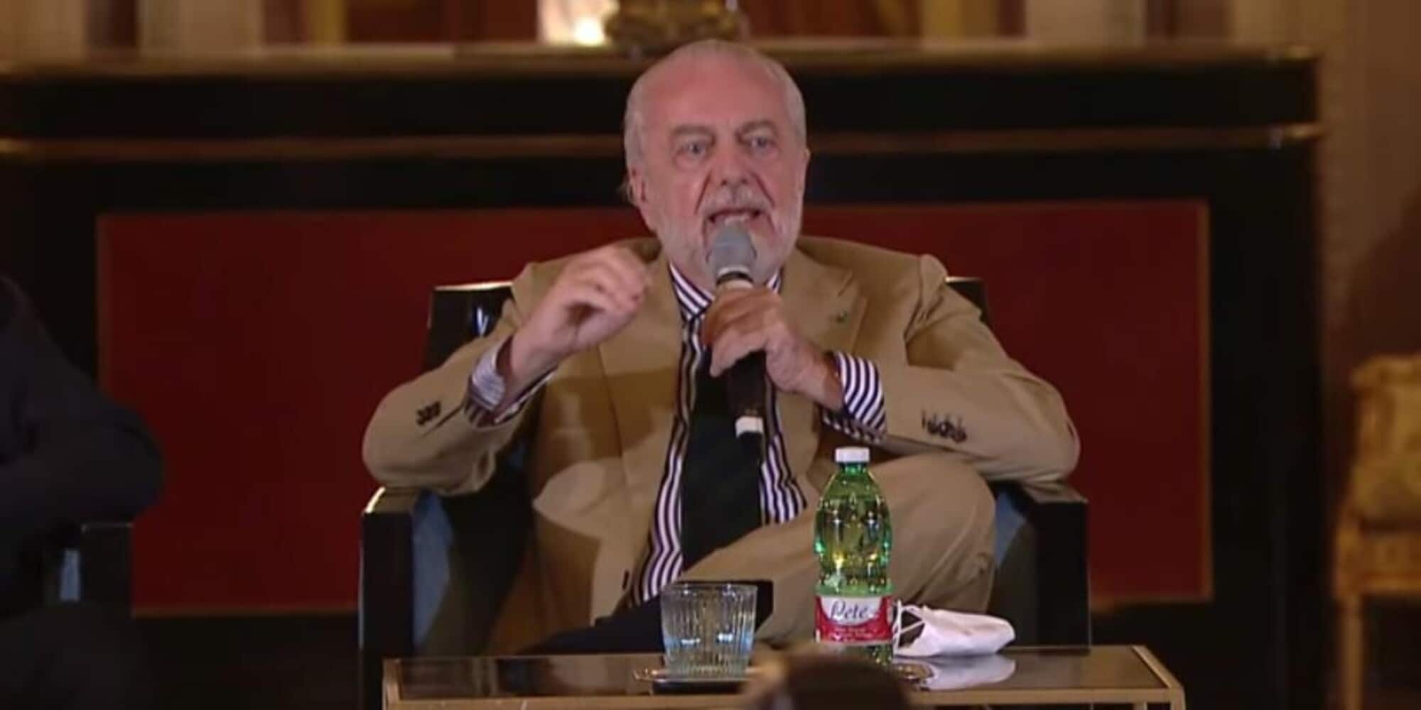Napoli, De Laurentiis show da Insigne a Spalletti: "Vi dico tutto"