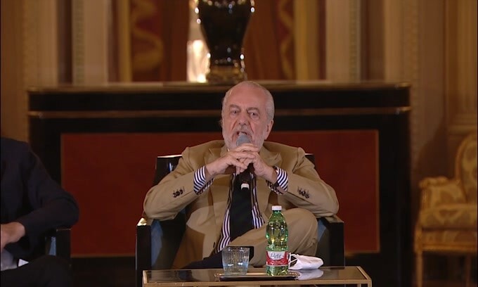De Laurentiis a Draghi: "Perché non pensi al calcio?"