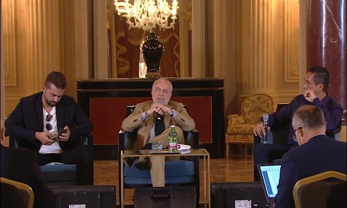 De Laurentiis: "Vorrei convincere 7-8 squadre a non partire"