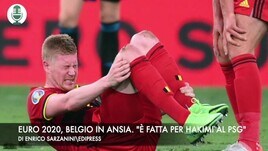 Euro 2020, Belgio in ansia. "È fatta per Hakimi al Psg"