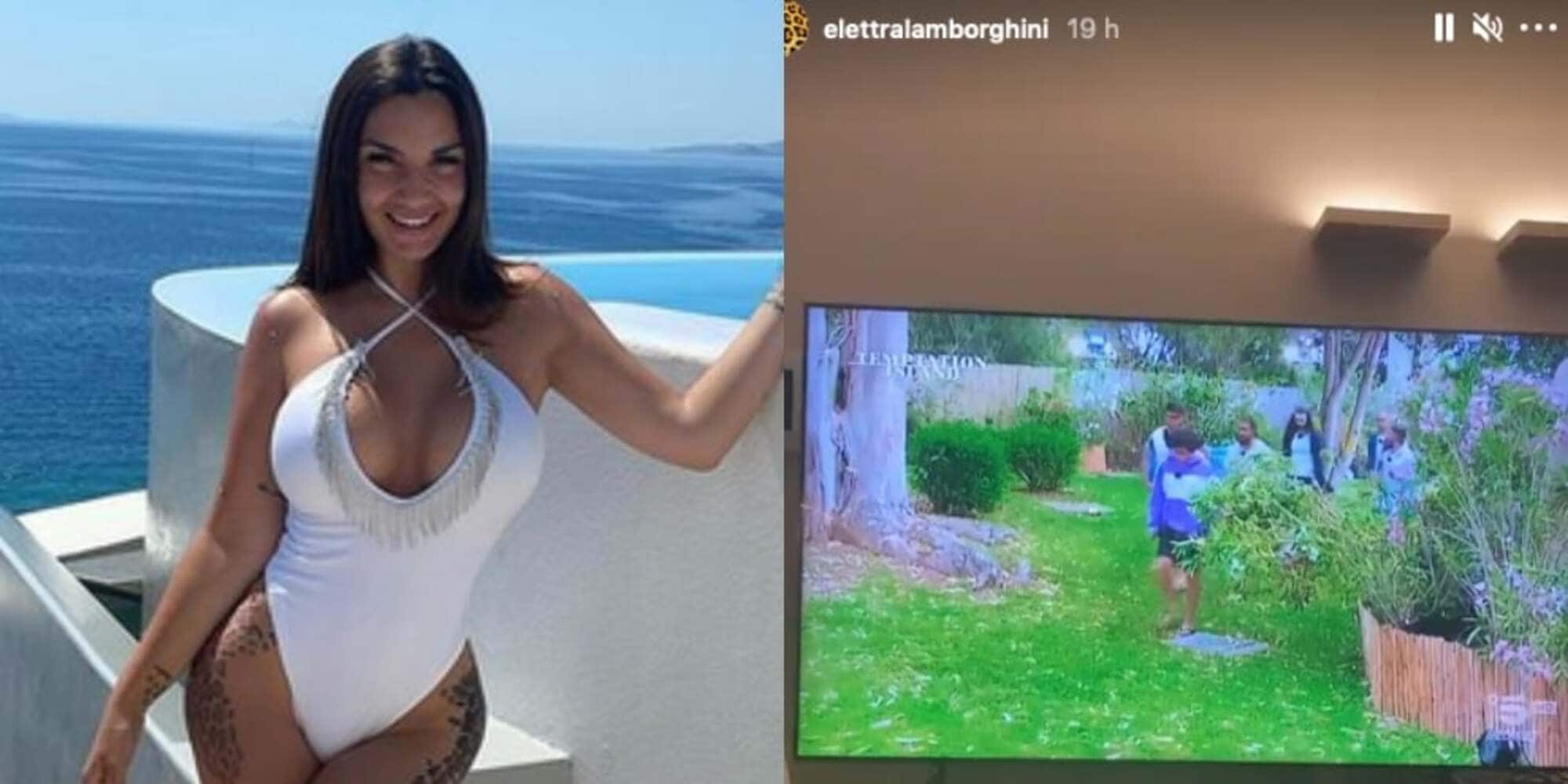 Elettra Lamborghini e la strana voglia mentre guarda Temptation Island