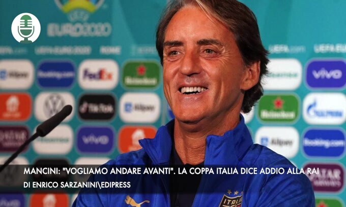 Mancini: "Vogliamo andare avanti". La Coppa Italia dice addio alla Rai