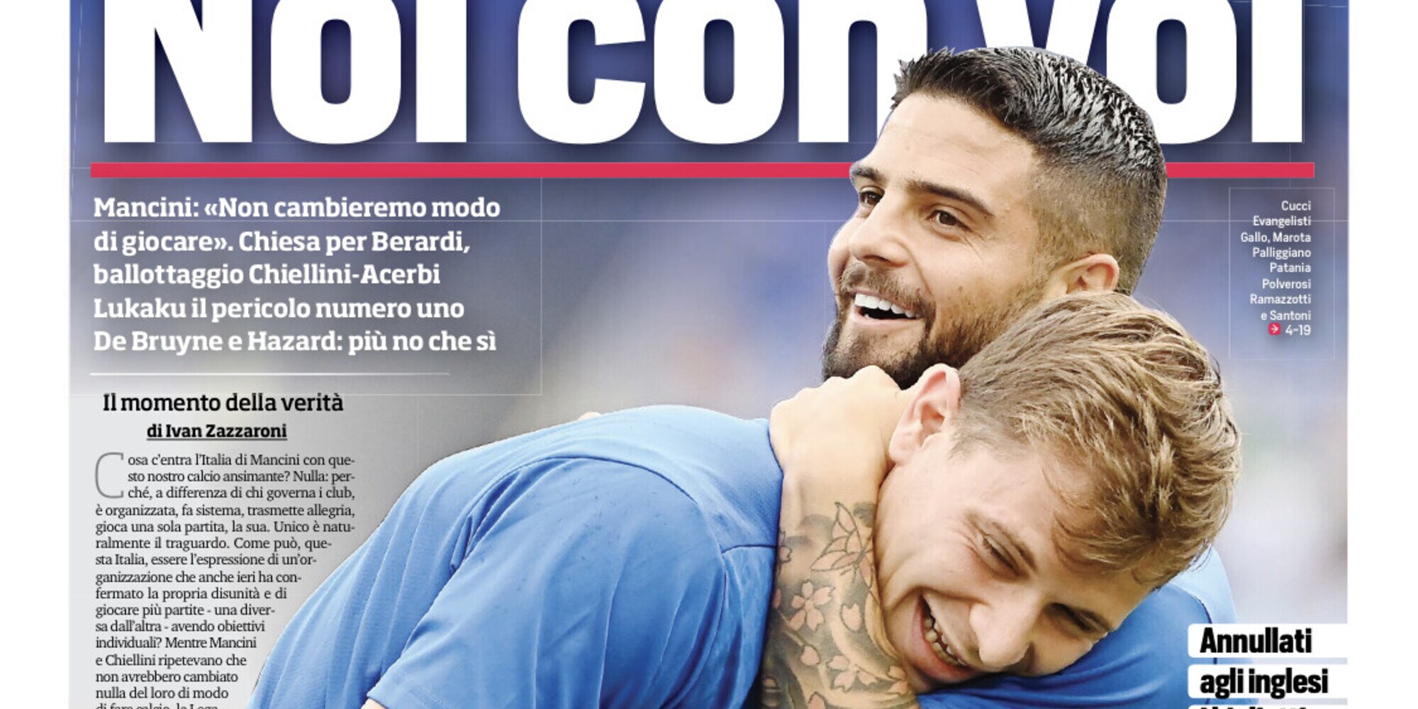Euro 2020, Italia, Ronaldo e Serie A: le ultimissime