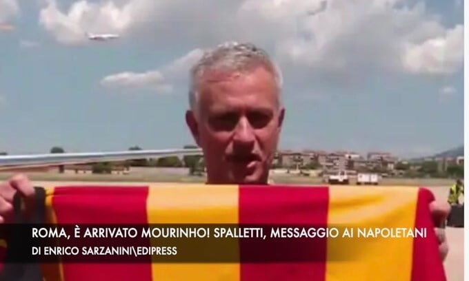 Roma, Mourinho è arrivato! Spalletti, messaggio ai napoletani