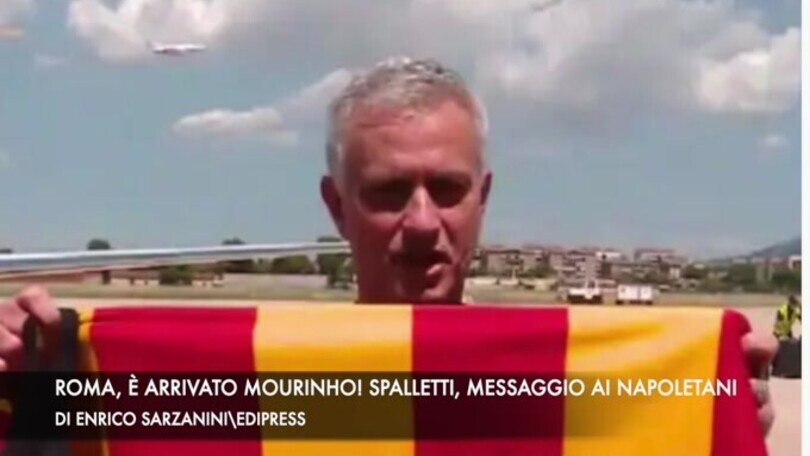 Roma, Mourinho è arrivato! Spalletti, messaggio ai napoletani