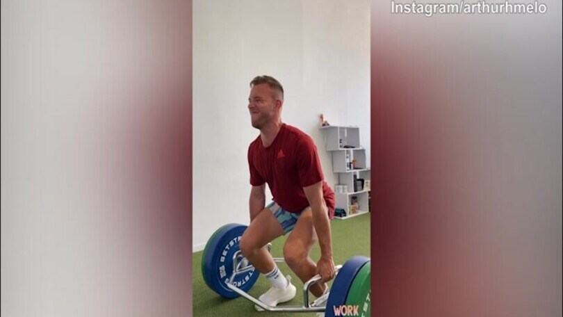 Juve, Arthur si allena duramente