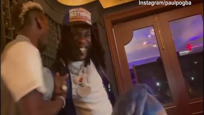 Pogba, balletto con Burna Boy