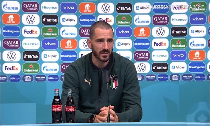 Bonucci: "Simulazione Immobile? Il gol ha guarito i dolori.."