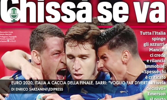 Euro 2020, Italia a caccia della finale. Sarri: "Voglio far divertire"