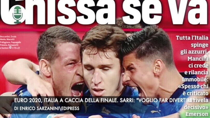 Euro 2020, Italia a caccia della finale. Sarri: "Voglio far divertire"