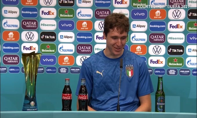 Chiesa: "Orgoglio di aver segnato un gol...alla Chiesa"