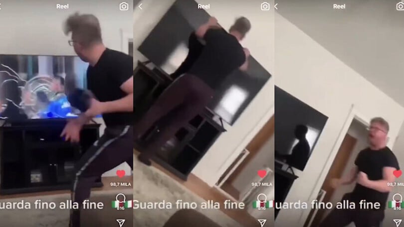 L'Italia va in finale e il tifoso reagisce così