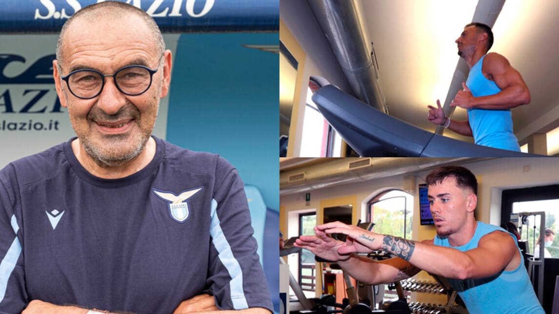 Lazio, tutti a rapporto da Sarri: iniziati i test fisici