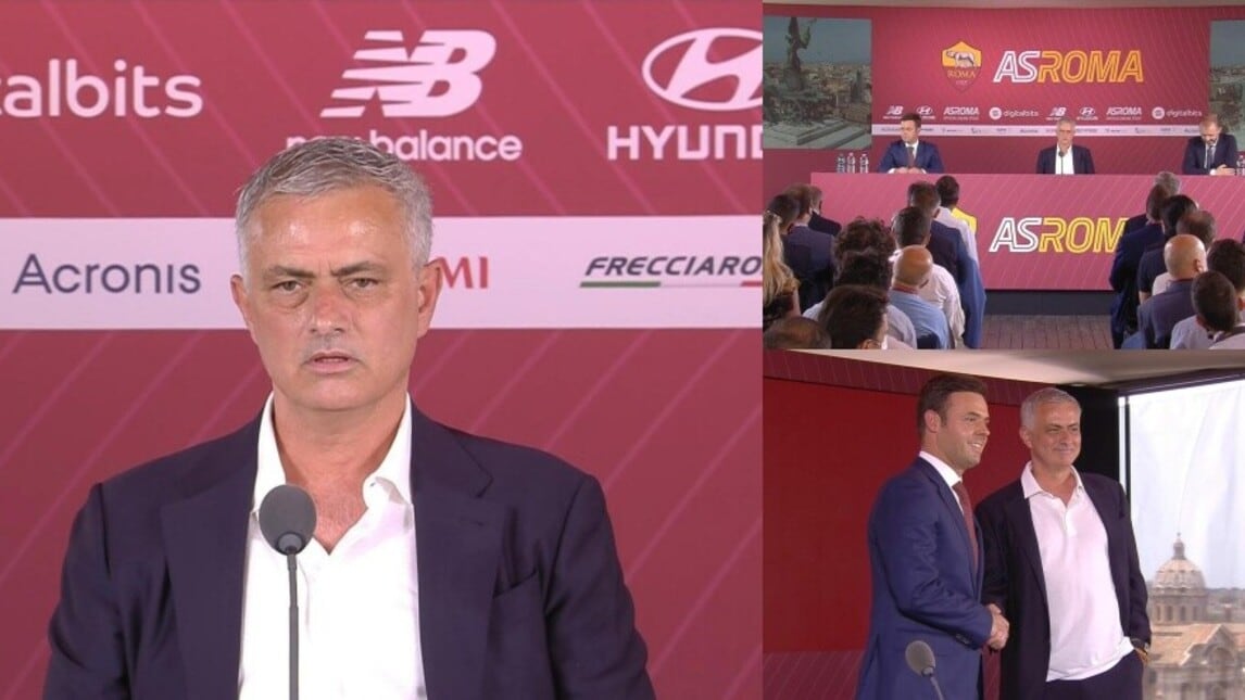 Roma, Mourinho show in conferenza stampa: i tifosi sognano
