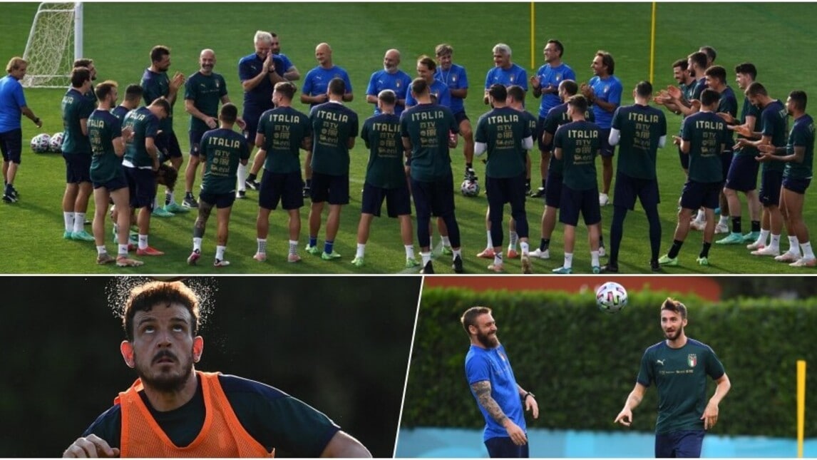L'Italia a Coverciano: Florenzi c'è, De Rossi controlla Cristante