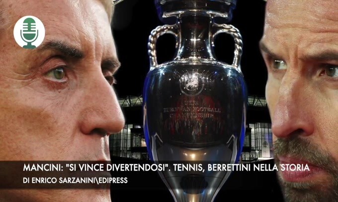 Mancini: "Si vince divertendosi". Tennis, Berrettini nella storia