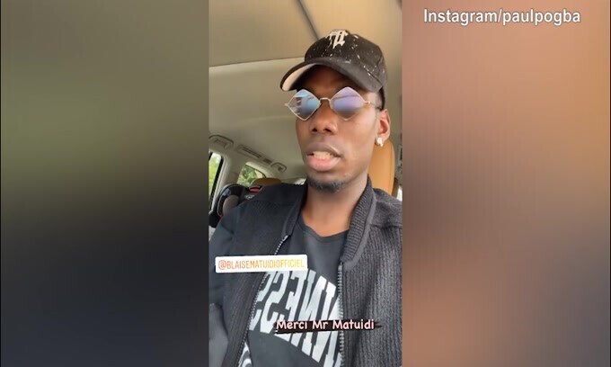 Pogba ringrazia Matuidi per le magliette