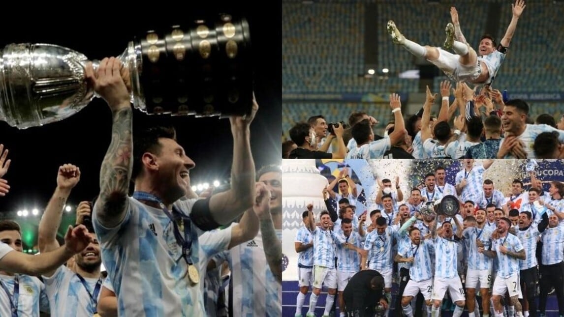 Argentina campione! Messi portato in trionfo insieme alla coppa