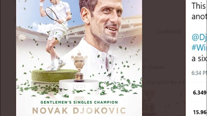 Wimbledon, Djokovic super: Berrettini battuto 3-1
