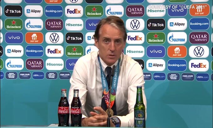 Mancini: "Le lacrime? L'emozione per ciò che abbiamo fatto"