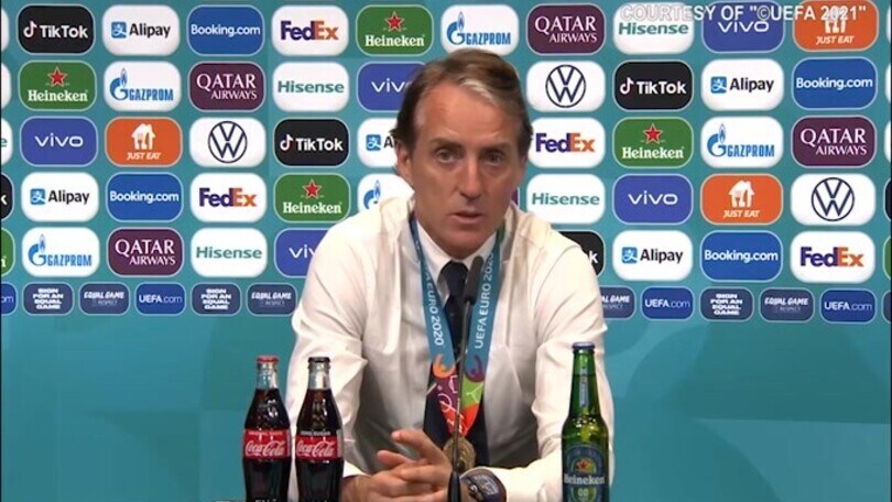 Mancini: "Le lacrime? L'emozione per ciò che abbiamo fatto"