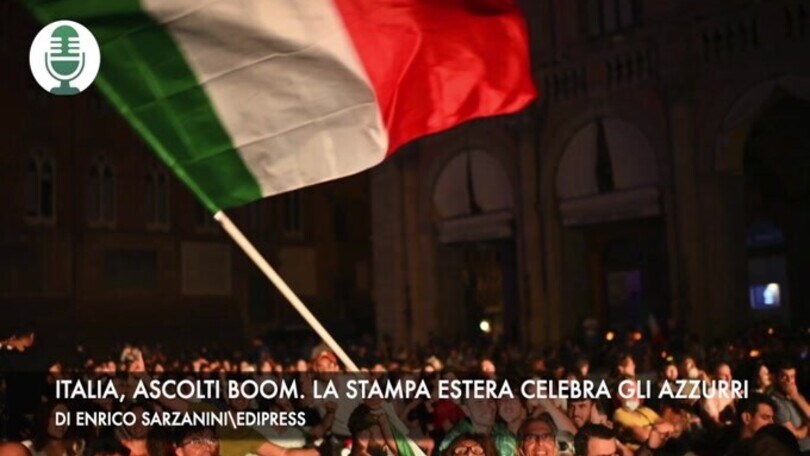Italia, ascolti boom. La stampa estera celebra gli azzurri