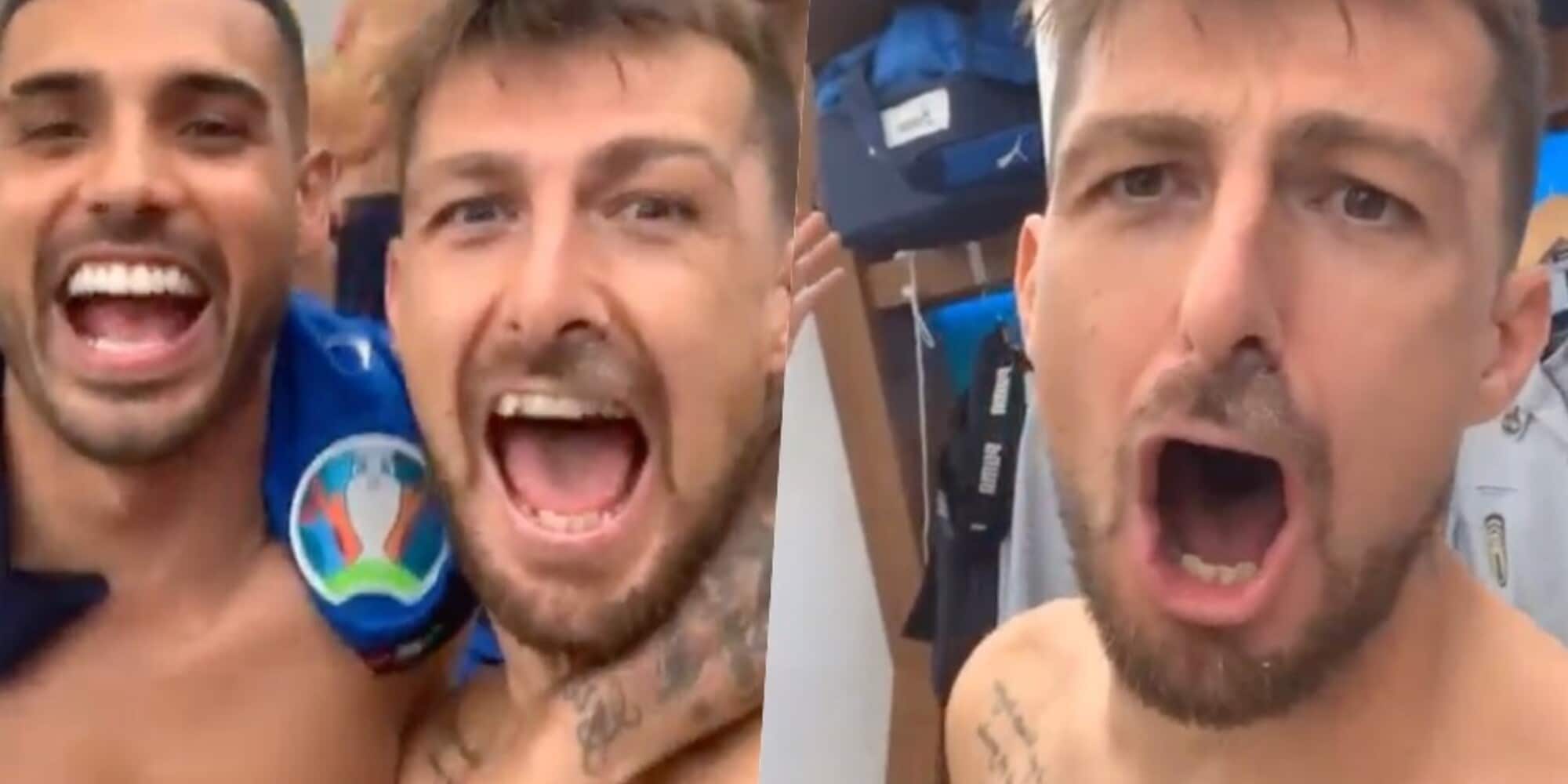Acerbi, che festa: negli spogliatoi è scatenato