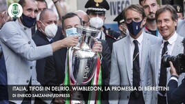Italia, tifosi in delirio. Wimbledon, la promessa di Berrettini