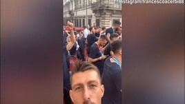 La festa dal pullman ripresa da Acerbi