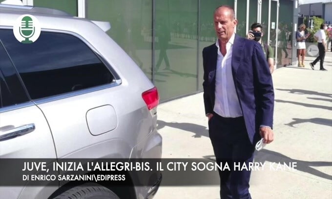 Juventus, inizia l'Allegri-bis. Il City sogna Harry Kane