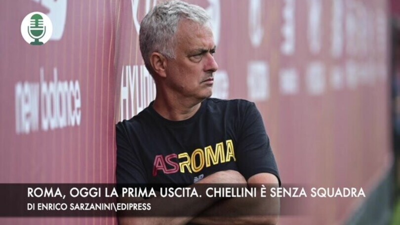 Roma, oggi la prima uscita. Chiellini è senza squadra