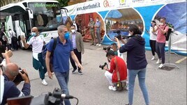 Napoli, l'arrivo di Spalletti e della squadra