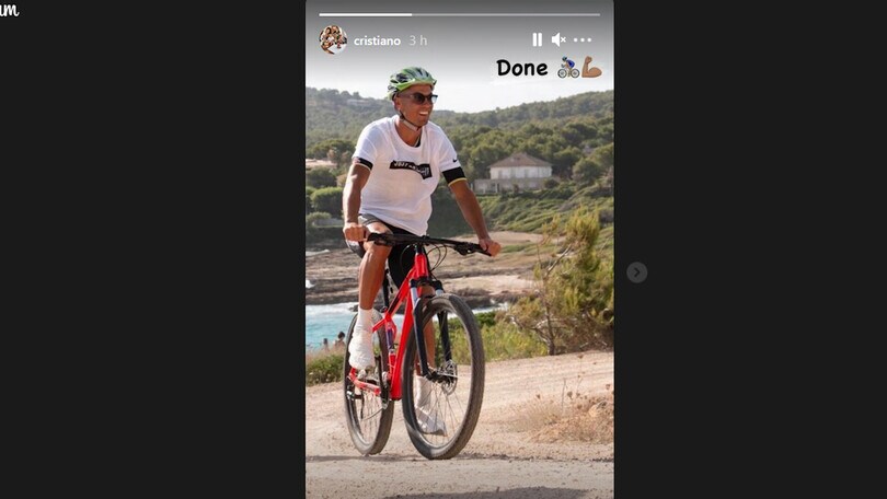 Juve, Cristiano Ronaldo non si ferma nemmeno in vacanza