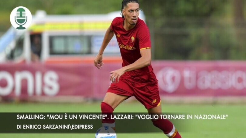 Smalling: "Mourinho è un vincente". Lazzari: "Voglio tornare in Nazionale"