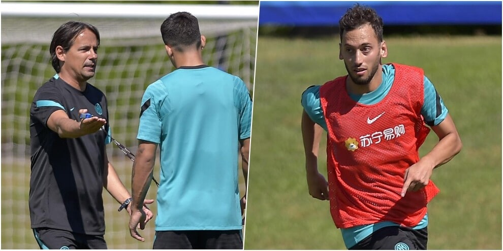 L’Inter di Inzaghi prepara la sfida al Lugano: Calhanoglu è pronto