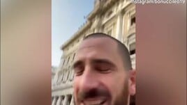 La festa per Bonucci non finisce mai, ecco un altro video