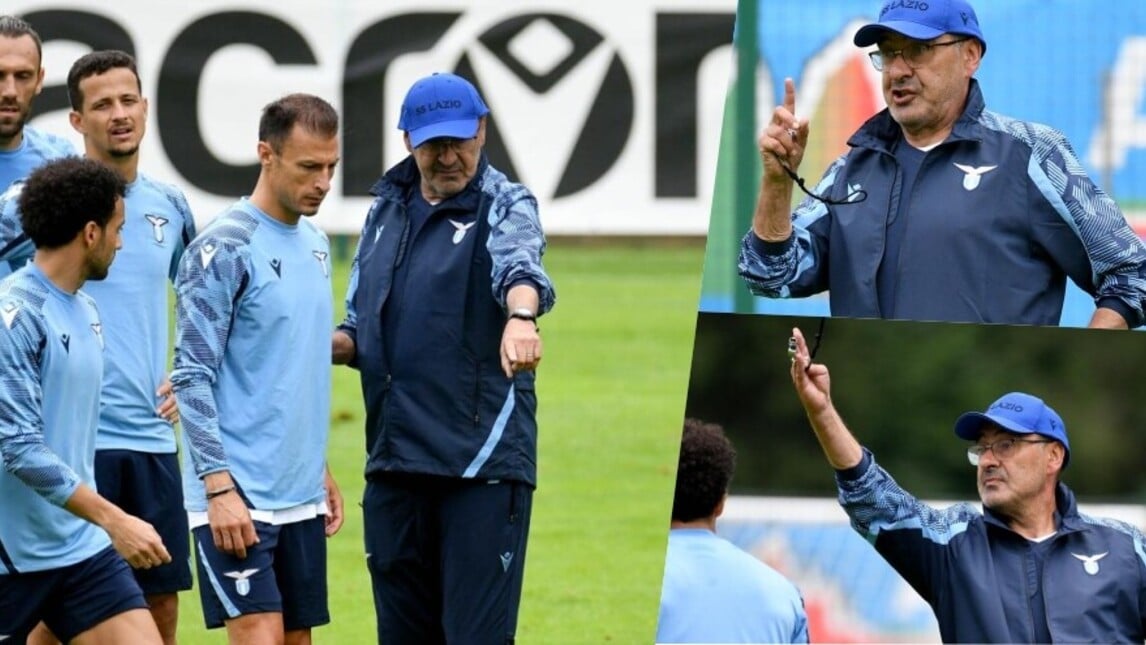 Lazio, è sempre Comandante Sarri: lezione sulla difesa
