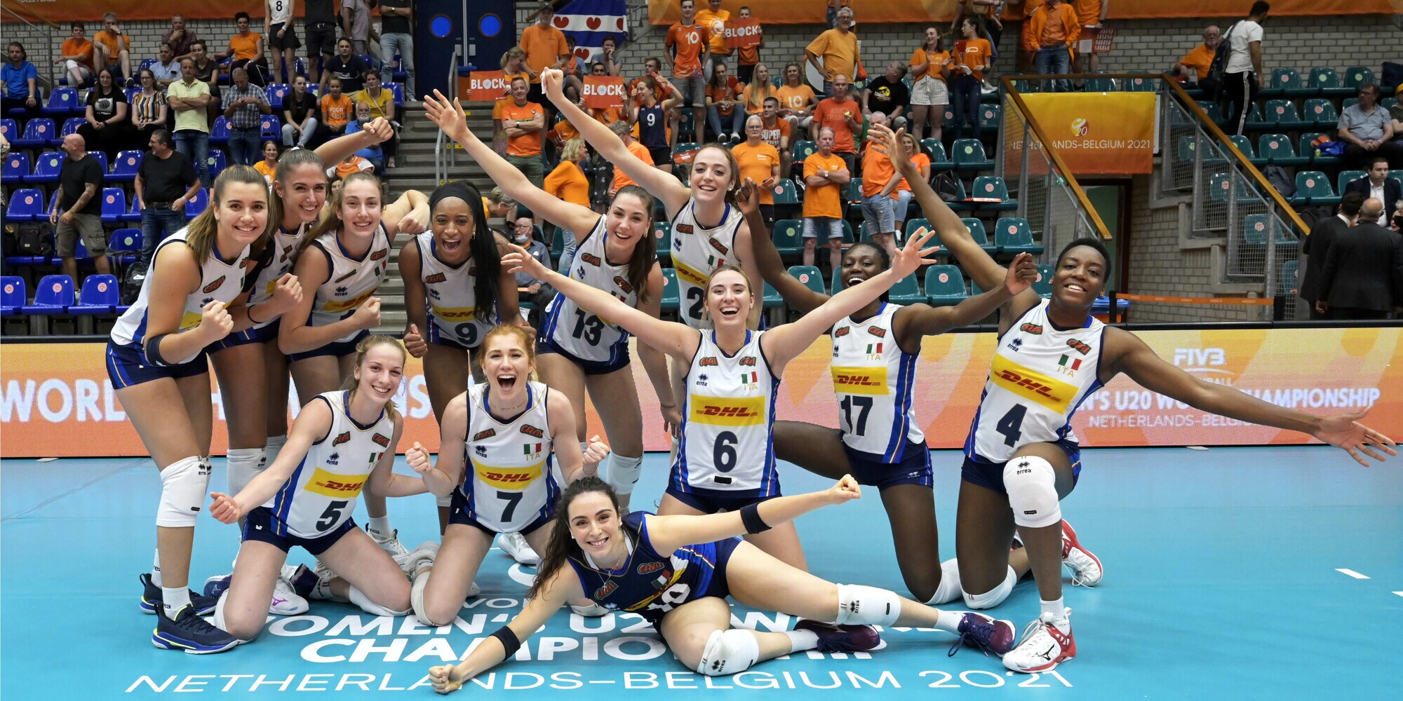 Mondiali U.20: Italia in finale, travolta la Russia
