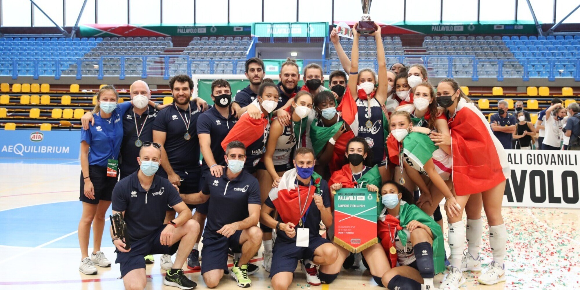 Volleyrò campione d'Italia Under 17