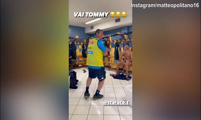 Ecco Tommy Starace, star dello spogliatoio del Napoli