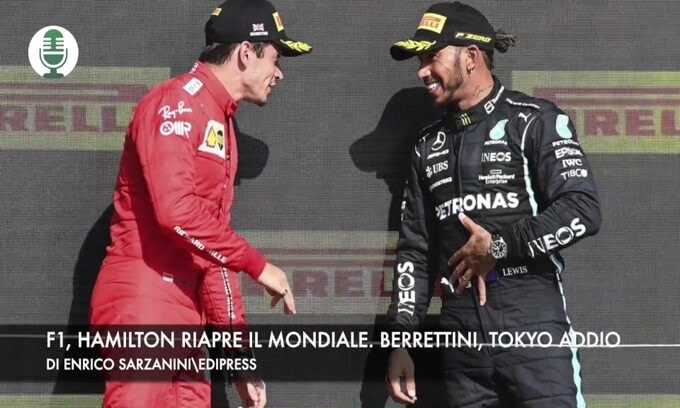 F1, Hamilton riapre il mondiale. Tokyo, Berrettini costretto al forfait