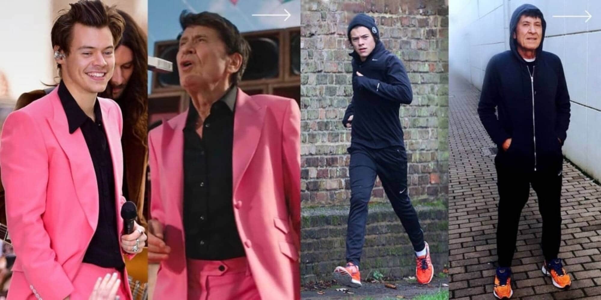 Gianni Morandi e Harry Styles, il post assurdo: "Sono io che copio lui o viceversa?"