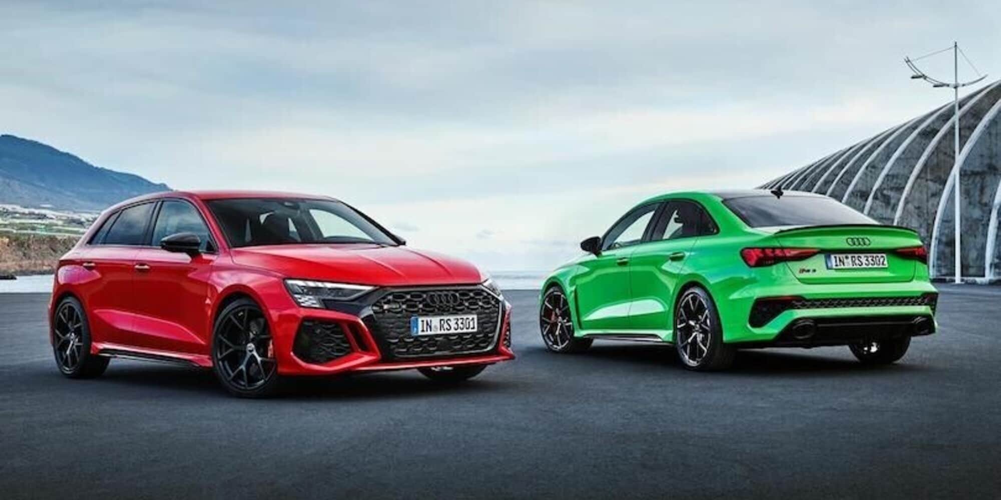 Nuova Audi RS3 2021, sportività pura con Sportback e Sedan