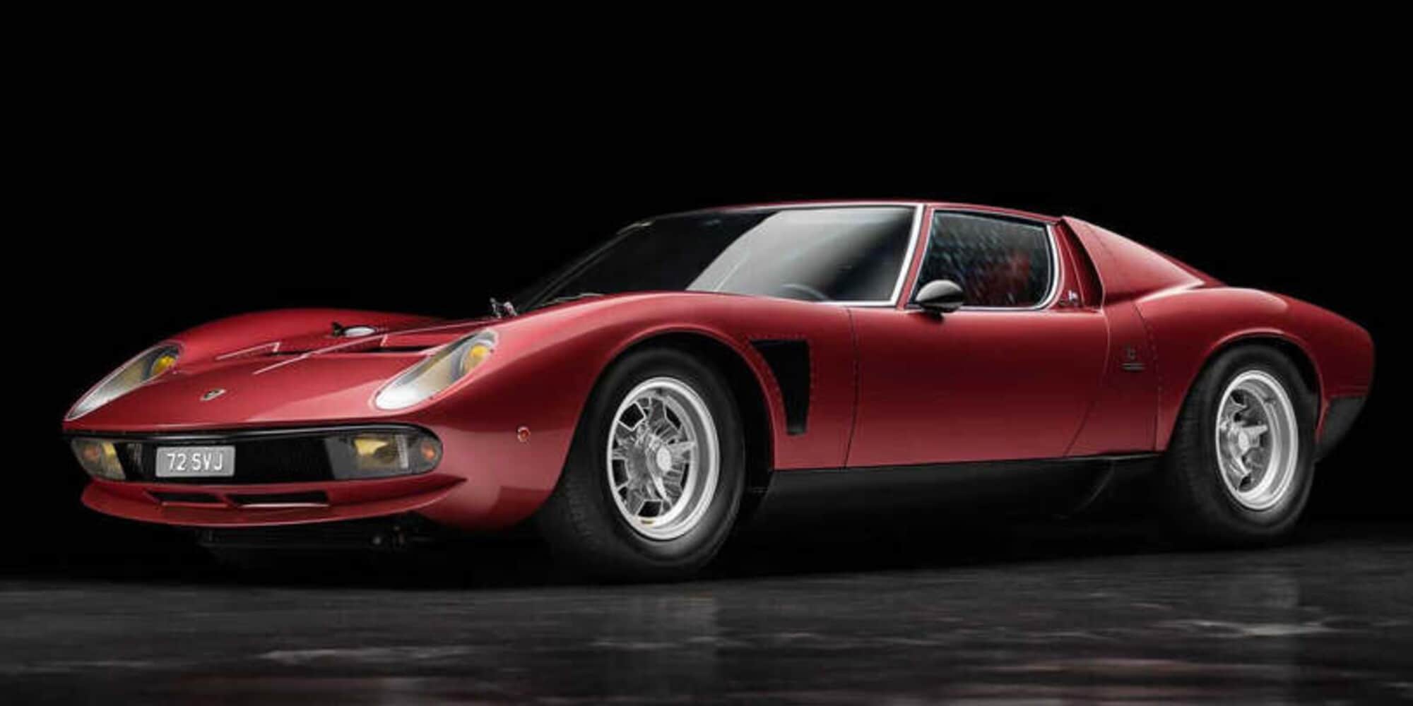 Lamborghini Miura SVJ, fascino e potenza anni '70 all'asta