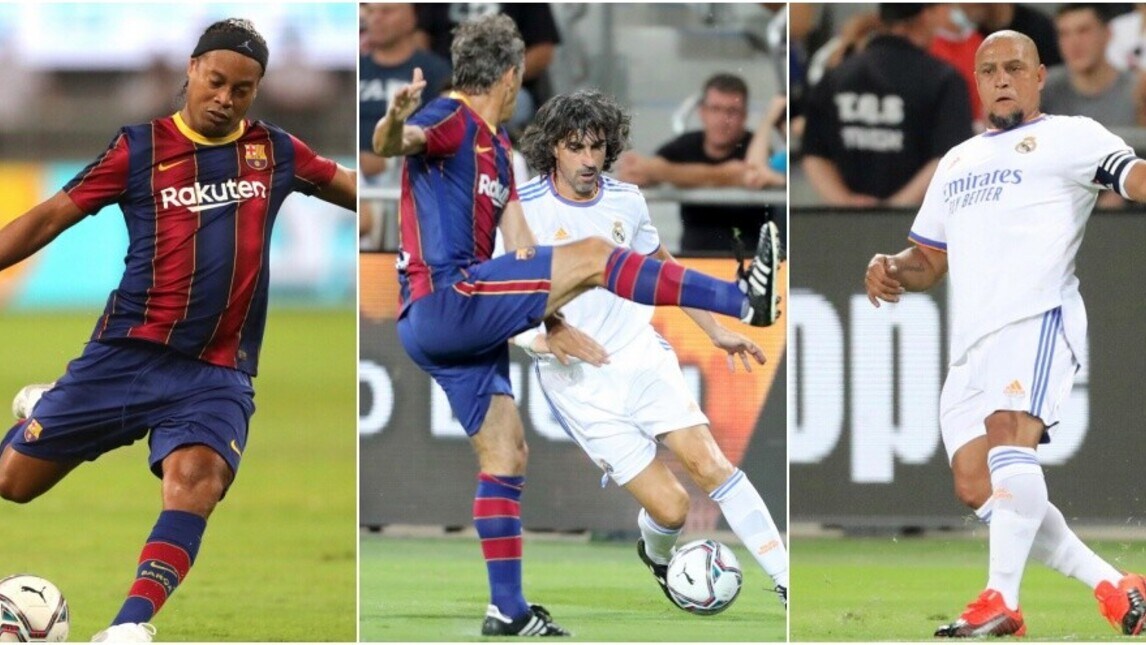 Da Ronaldinho a Roberto Carlos, che show El Clasico Legends