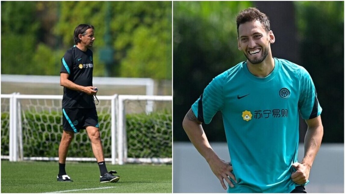 Inter di Inzaghi al lavoro: Calhanoglu ha già dimenticato il Milan